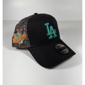 NEW ERA 1988 World Series LA Dodgers AOP A-Frame 9FORTY Snapback Hat‎ *NEW*